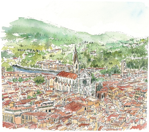 aerial-siena-travel-illustration