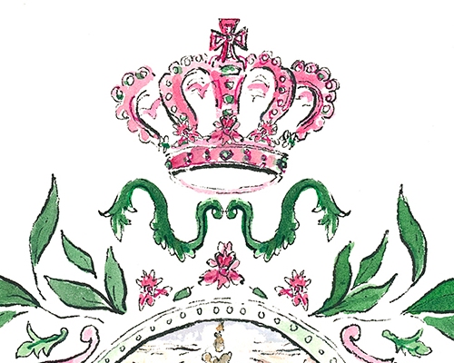 green-velvet-illustrated-wreath