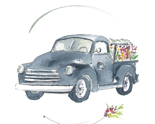 flower-truck-custom-illustration