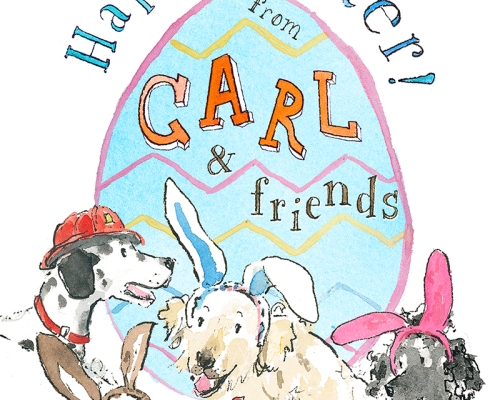 carl-and-friends-easter-illustration