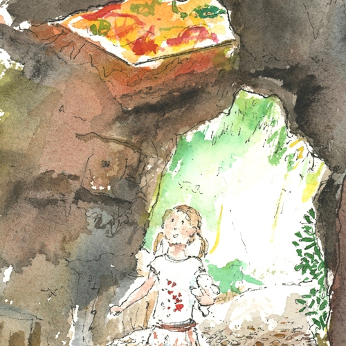 girl-exploring-in-cave