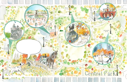 central-park-map-picture-book