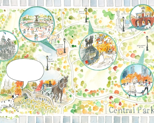 central-park-map-picture-book