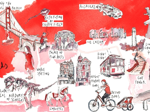 travel-map-illustrated