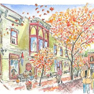 illustration of German Vilage Columbus