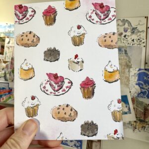 Cake greeting card